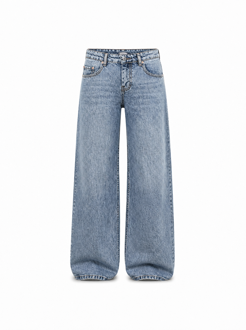 Low-Rise Jeans Blanko 3:4